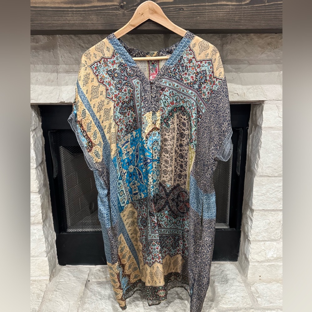Johnny Was Colorful Poncho Dress - Size M